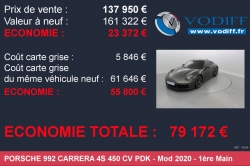 Porsche 992 CARRERA 4S 450 CV PDK 67-Bas-Rhin