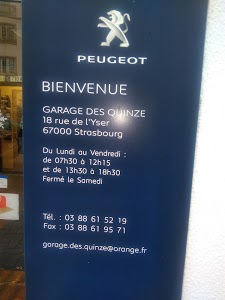 GARAGE DES QUINZE ET ASSOCIES - PEUGEOT